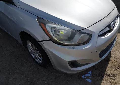 2014 Hyundai Accent Gls z USA, uszkodzony, nr VIN KMHCT4AE1EU670383